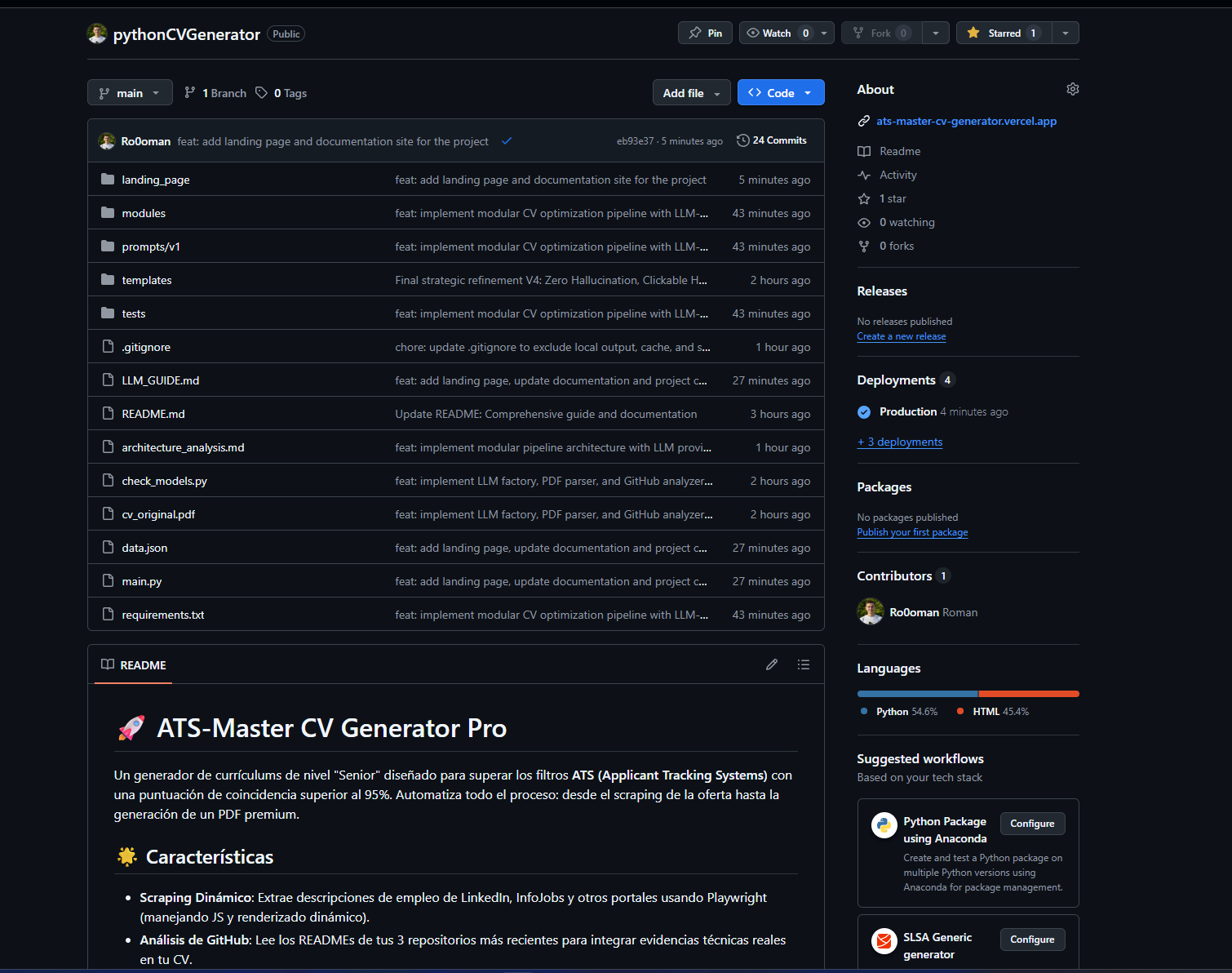 Vista previa de ATS-Master Analysis
