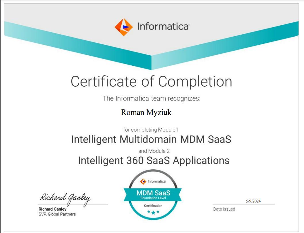 MDM SaaS Foundation - Informatica