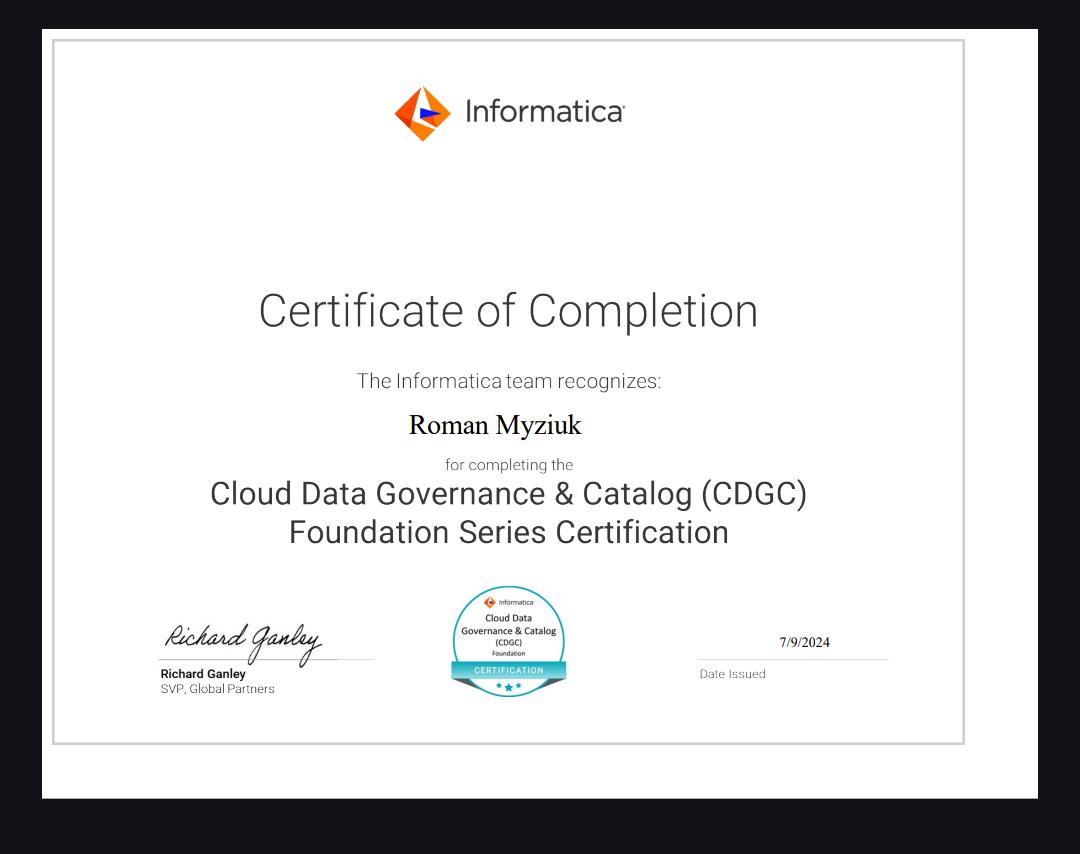 Cloud Data Governance - Informatica