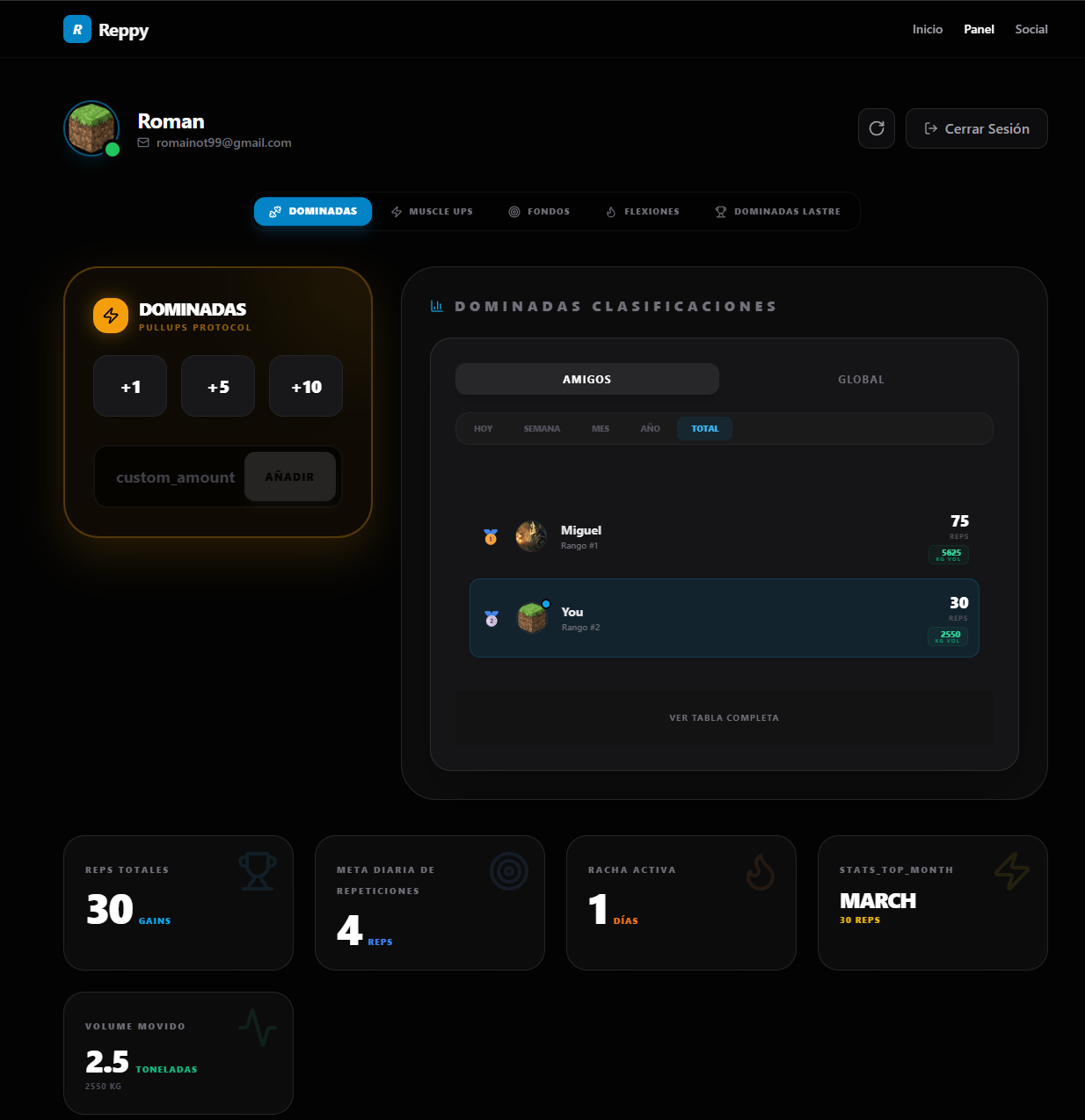 Vista previa de Reppy